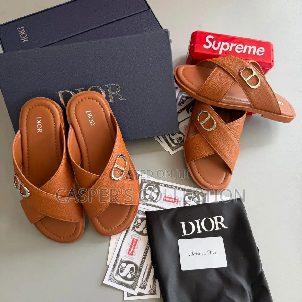 Dior Cd Icon Crisscross Sandals
