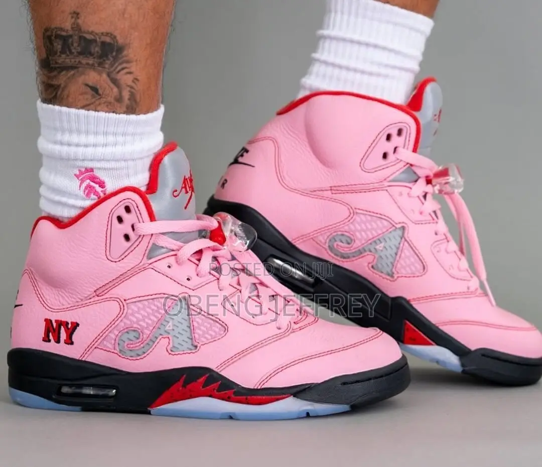 Original Jordan 5 Awake Ny Arctic Pink