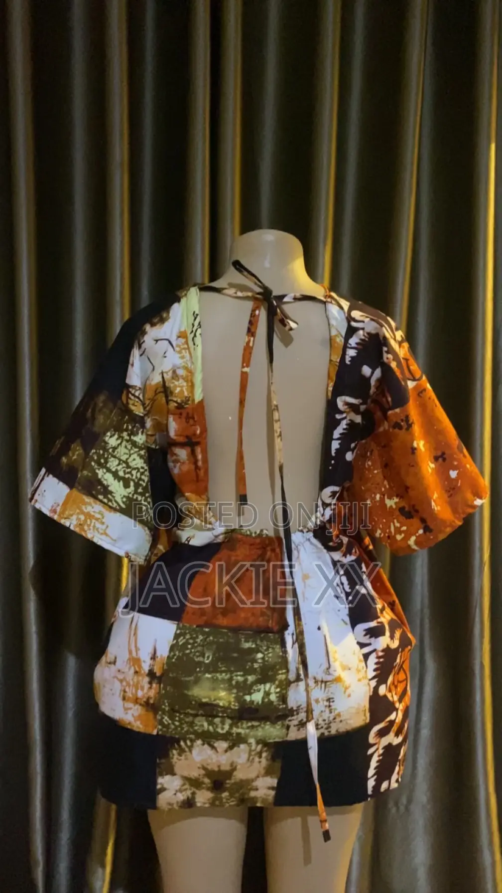 Backless Bubu Gown