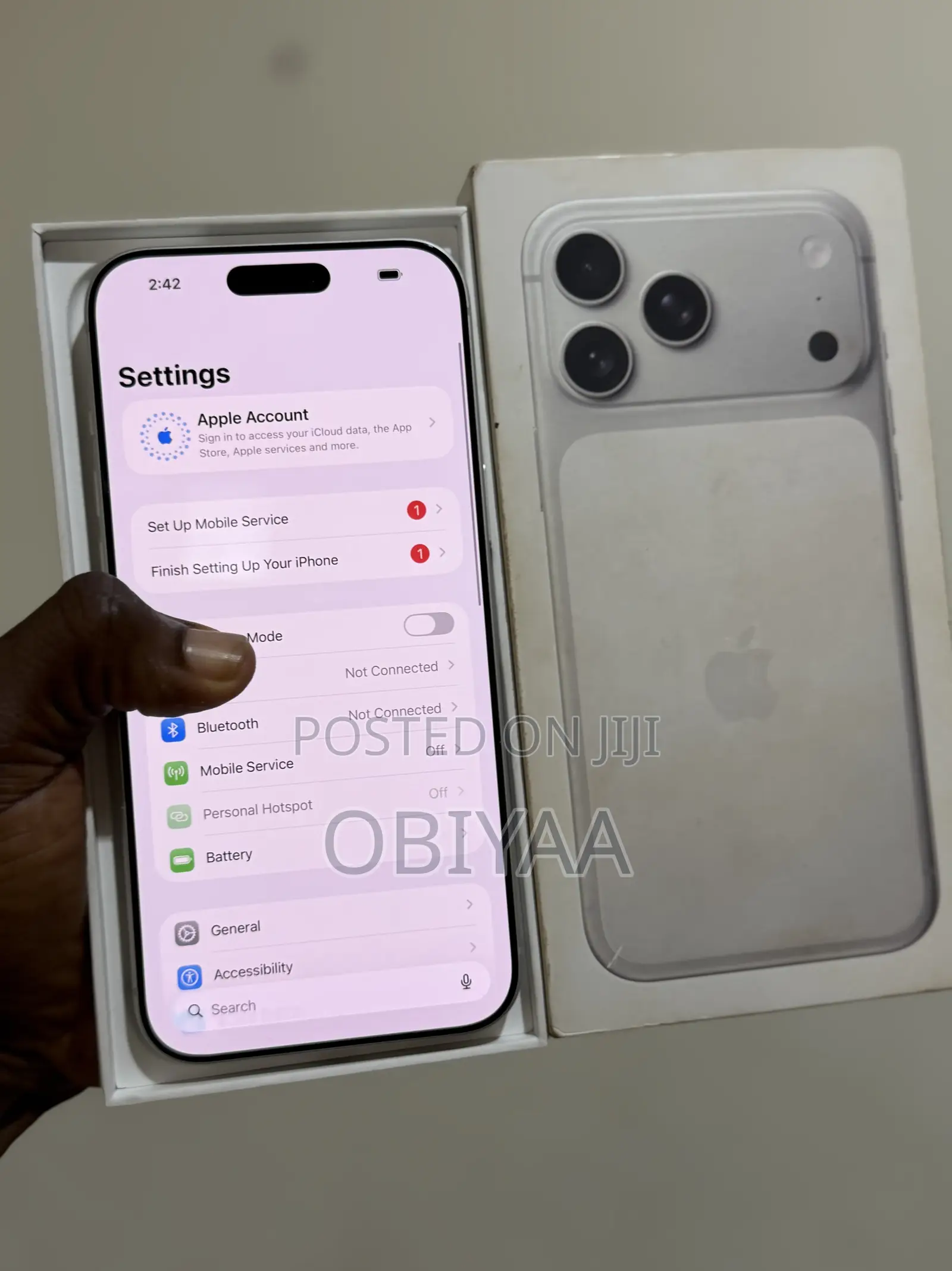 New Apple iPhone 17 Pro Max 256 GB Silver