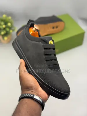 Timberland Premium Black Slip-on Leather Shoe