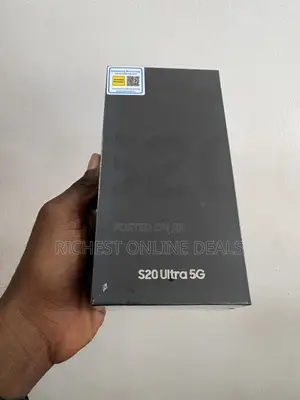 New Samsung Galaxy S20 Ultra 5G 128 GB Black