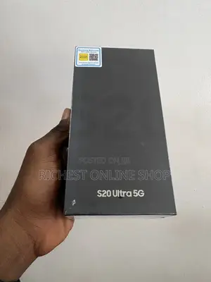 New Samsung Galaxy S20 Ultra 5G 128 GB Black