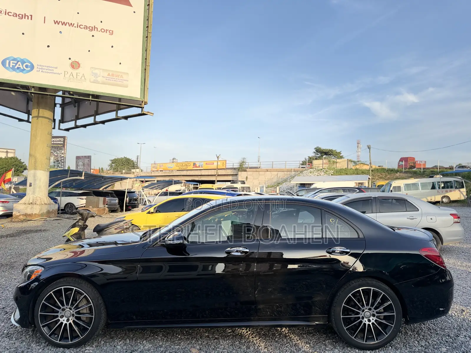 Mercedes-Benz C300 Sport 4Matic Sedan AWD (2.0L 4cyl 7A) 2017 Black