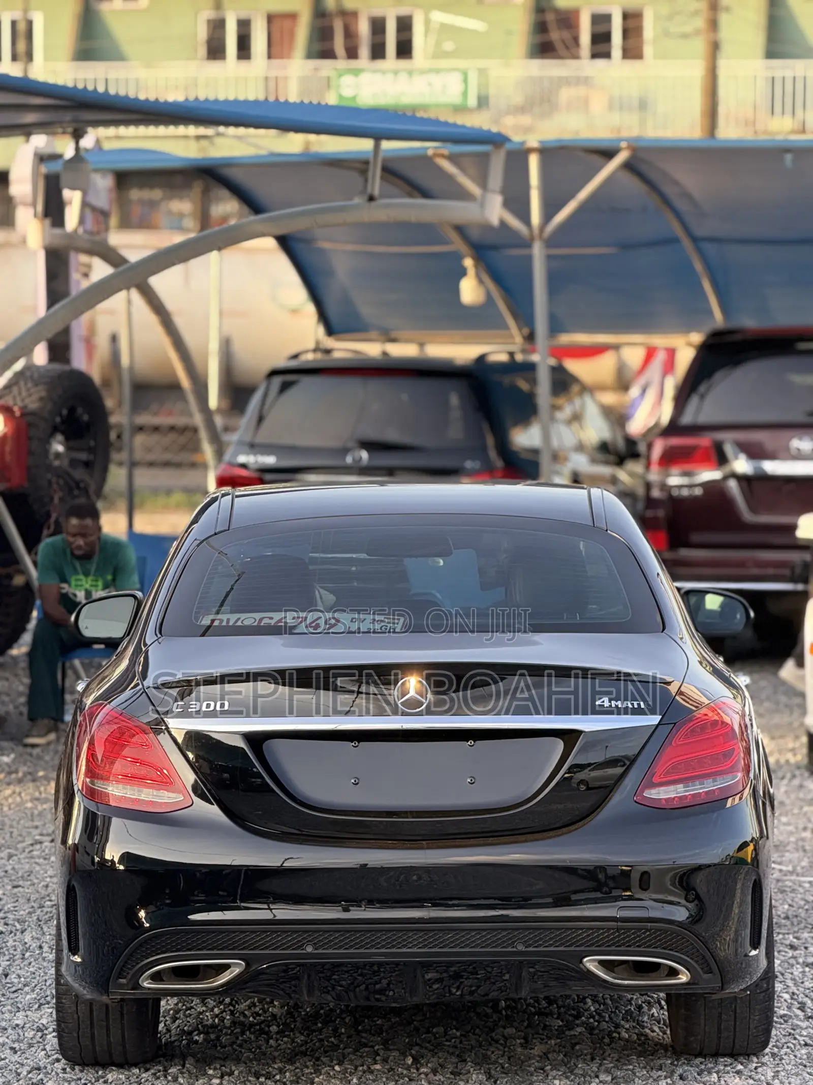 Mercedes-Benz C300 Sport 4Matic Sedan AWD (2.0L 4cyl 7A) 2017 Black
