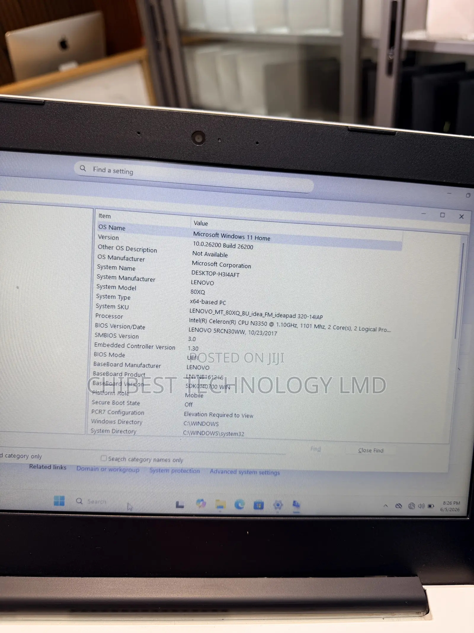 Laptop Lenovo IdeaPad 1 8GB Intel Celeron SSD 128GB
