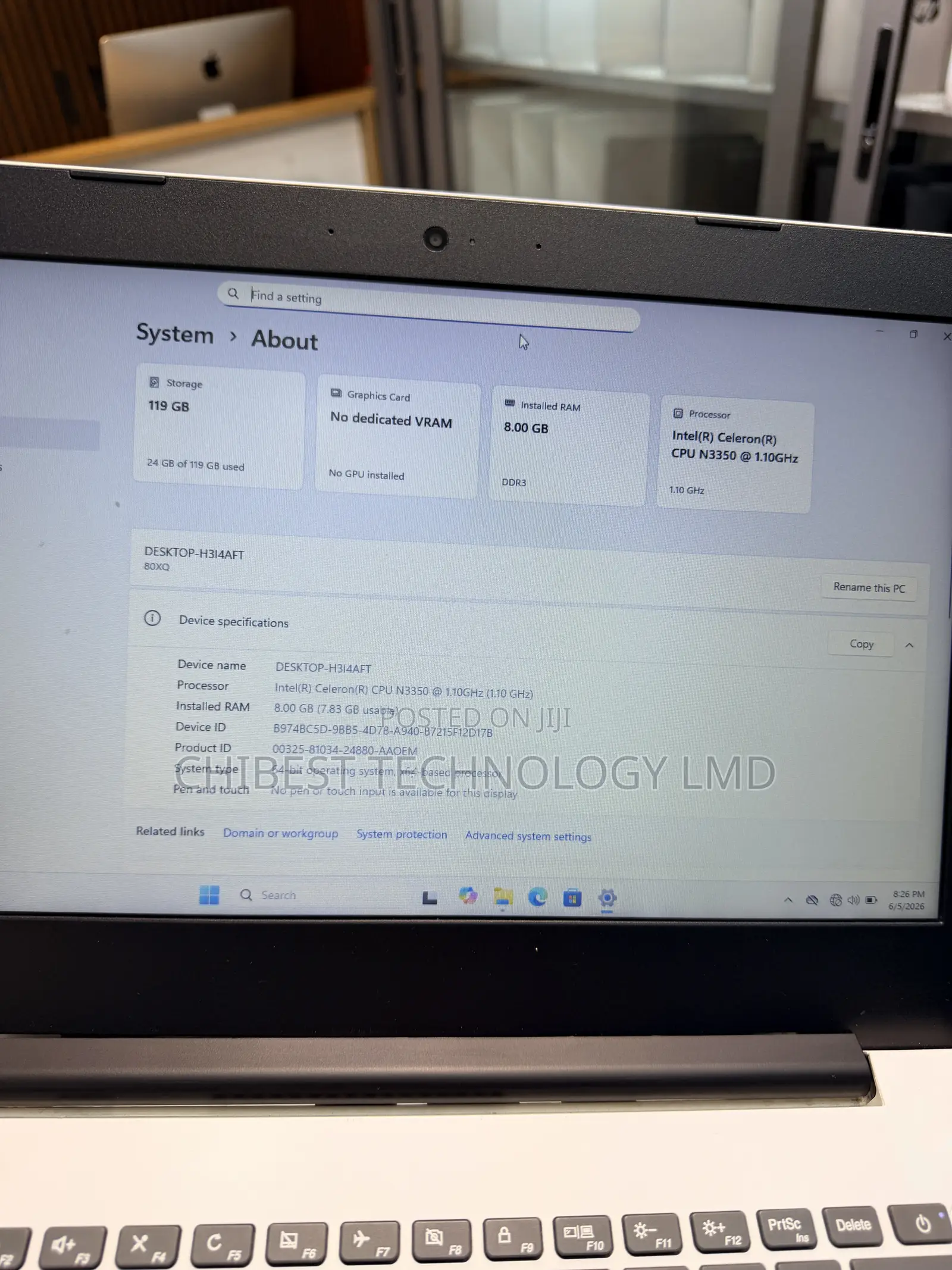 Laptop Lenovo IdeaPad 1 8GB Intel Celeron SSD 128GB