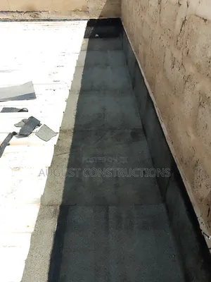Concrete Roof Water Proofing and Secrt Concrete Gutter Water Proofing.