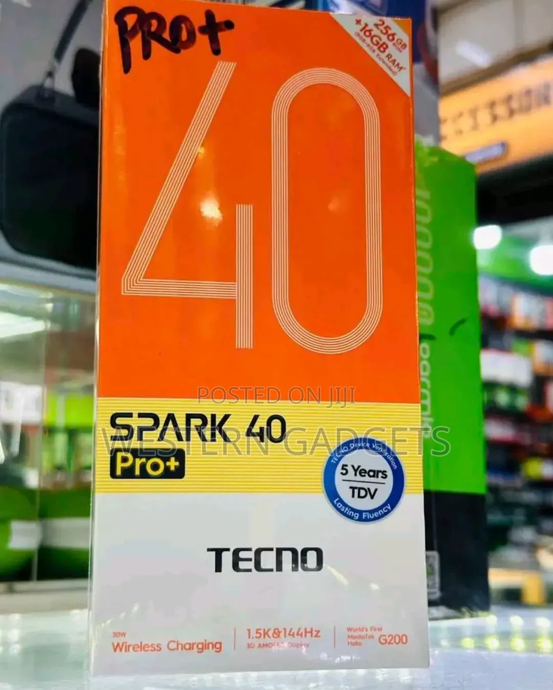 New Tecno Spark 40 Pro+ 256 GB White