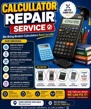 Repair Of Calculator