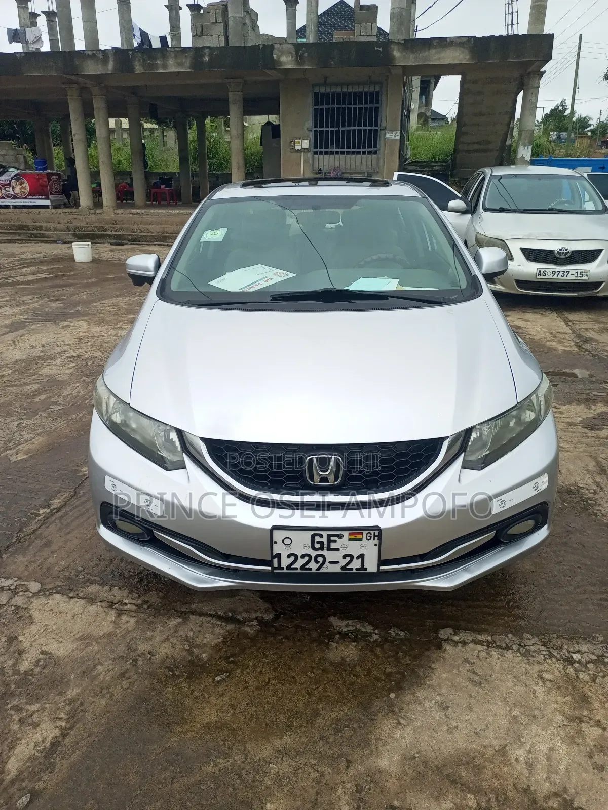 Honda Civic EX 4dr Sedan (1.8L 4cyl CVT) 2015 Silver