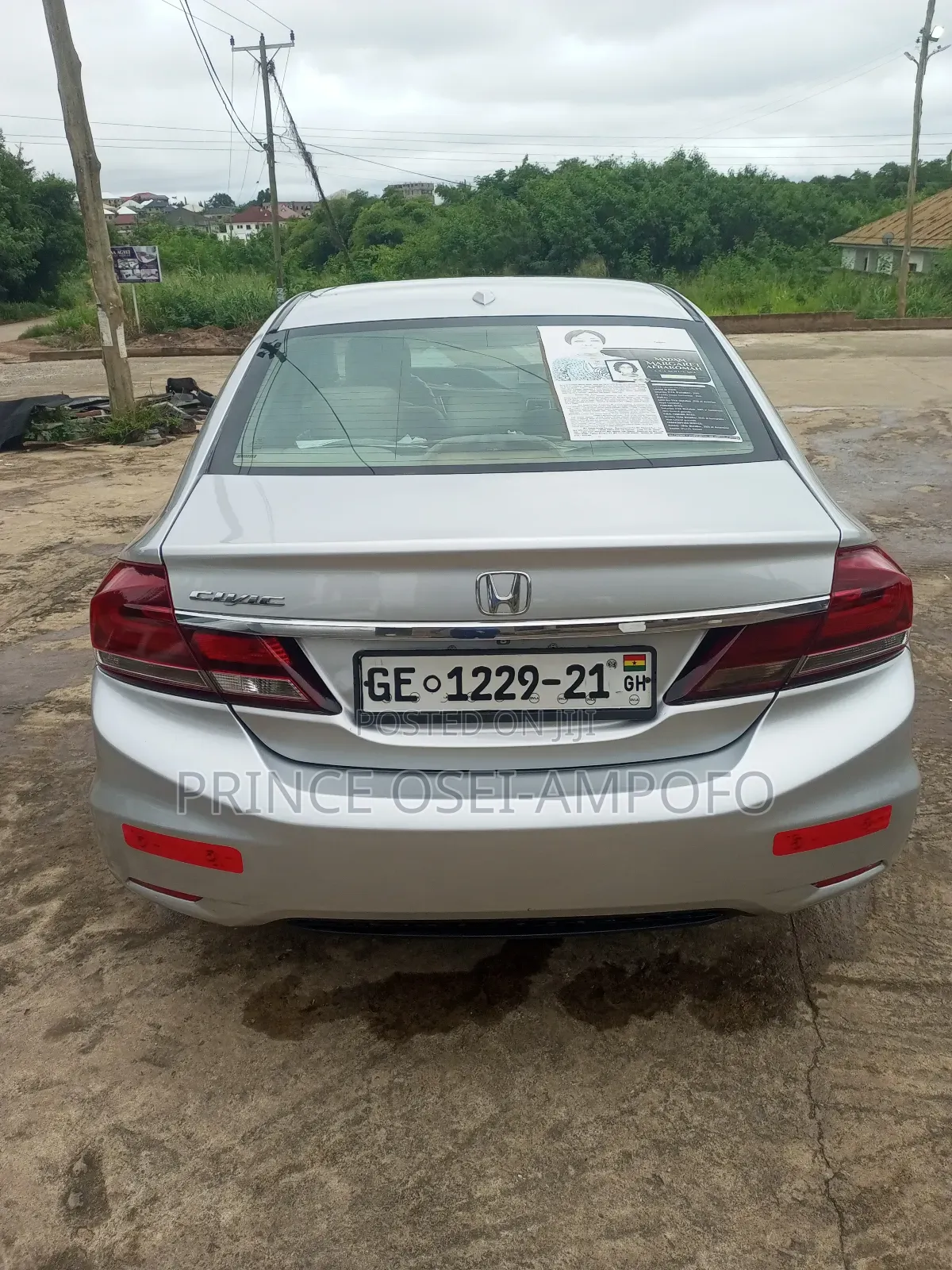 Honda Civic EX 4dr Sedan (1.8L 4cyl CVT) 2015 Silver