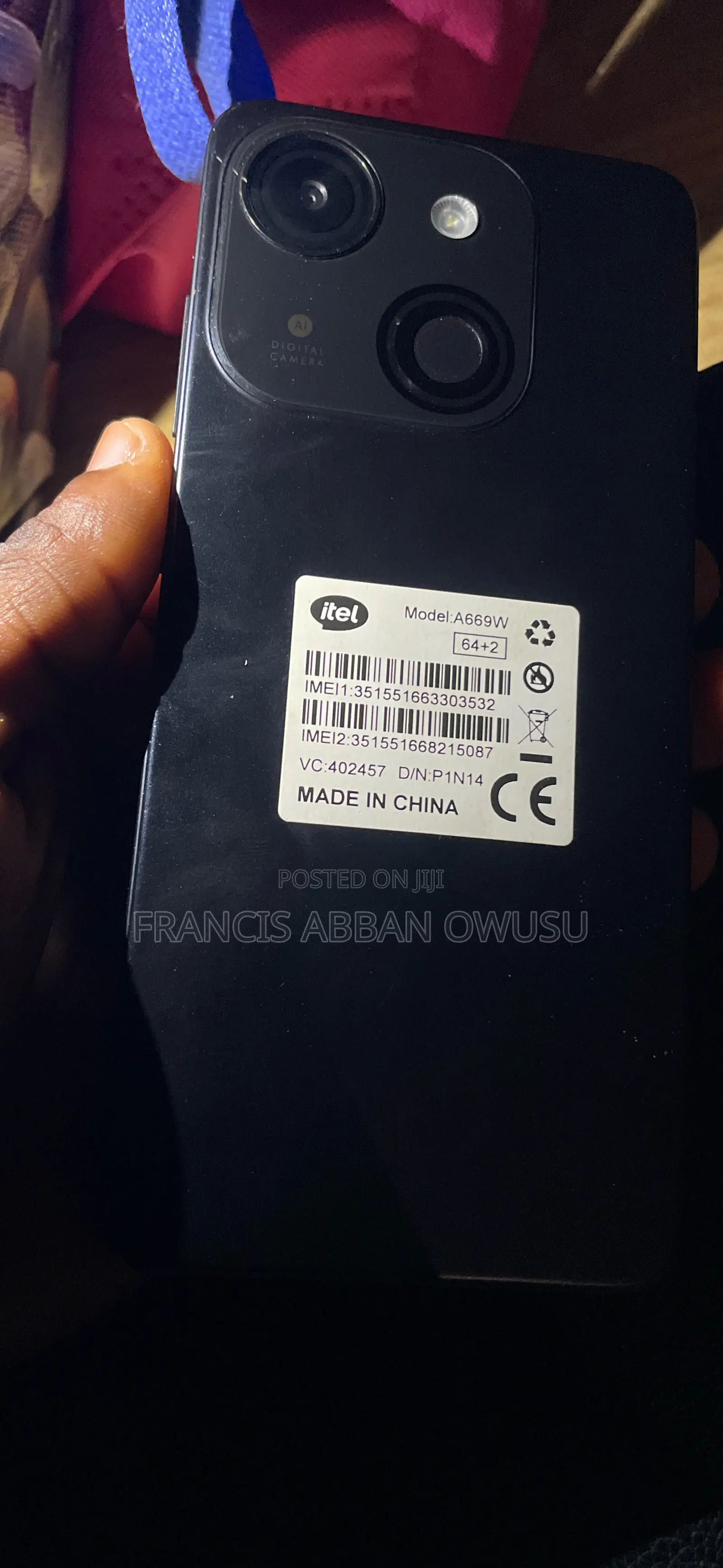 Itel A06 64 GB Black