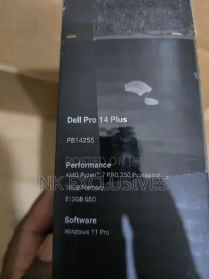 New Laptop Dell Pro 14 16GB AMD Ryzen 7 SSD 512GB