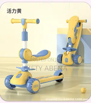 Kids Scooter With Plain and Disco Wheel