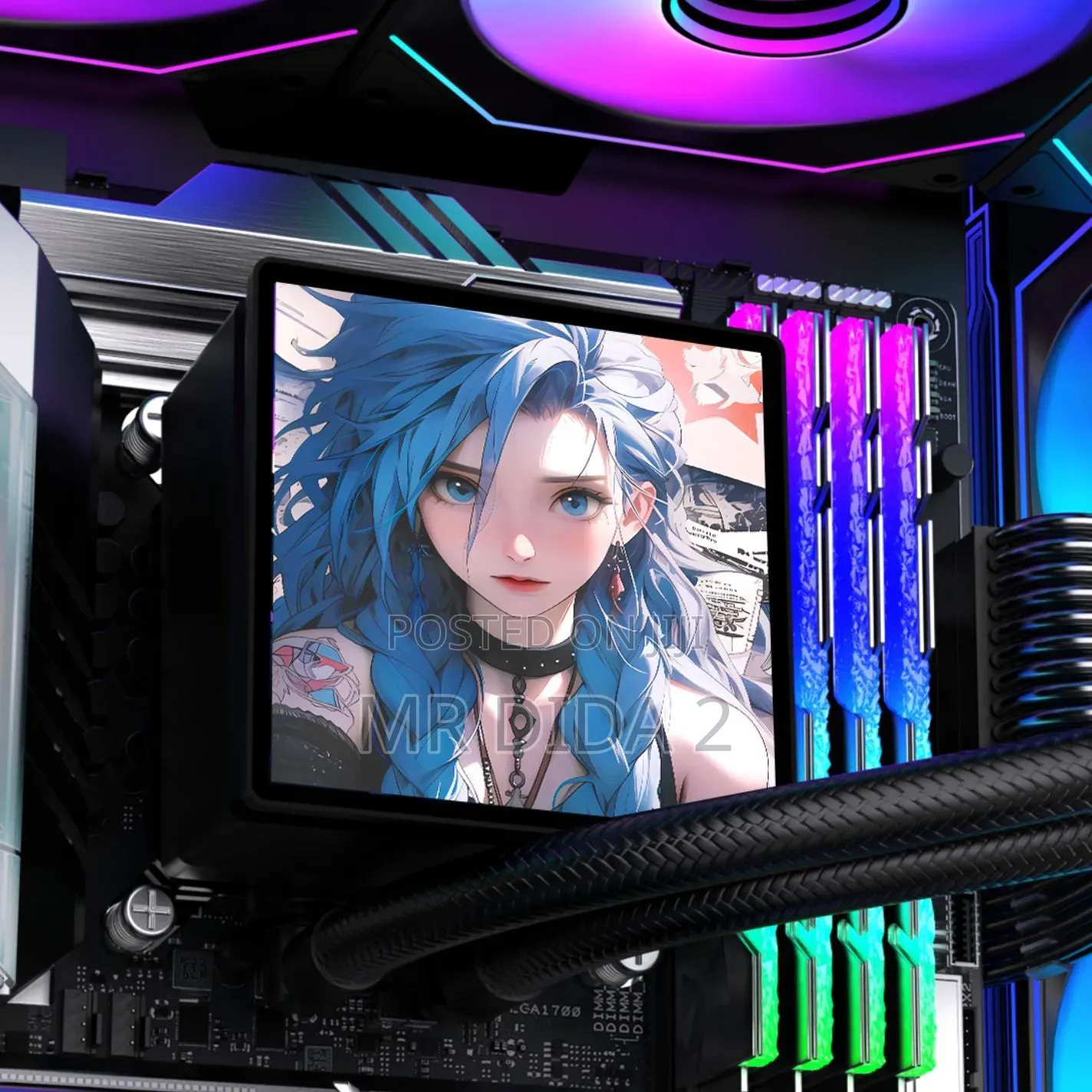 Aio 360 Cooler With Screen Display