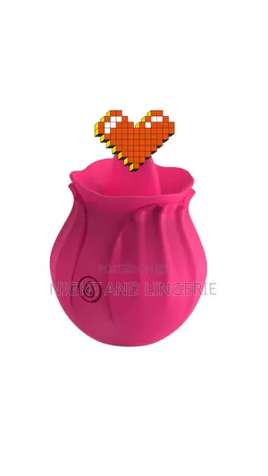 Silicon Rose Toy Tongue Licking Clitoria Vibrator