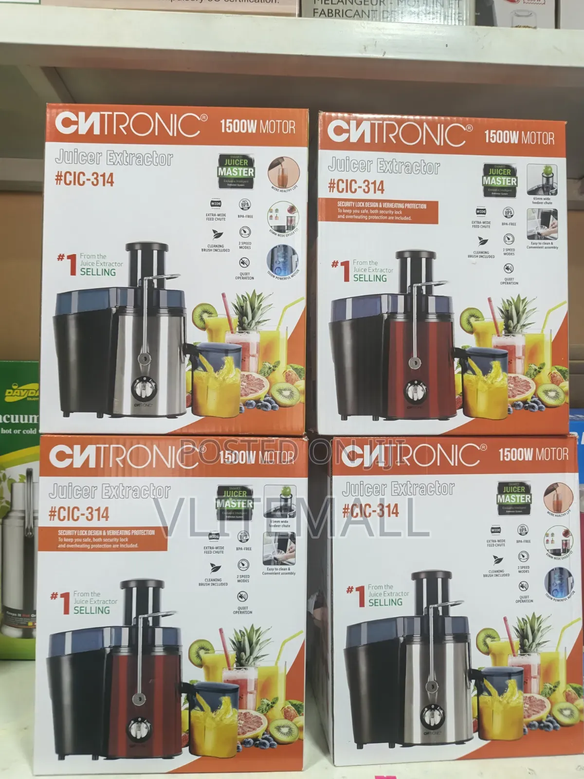 Juicer With Chaff Separation Mechanism