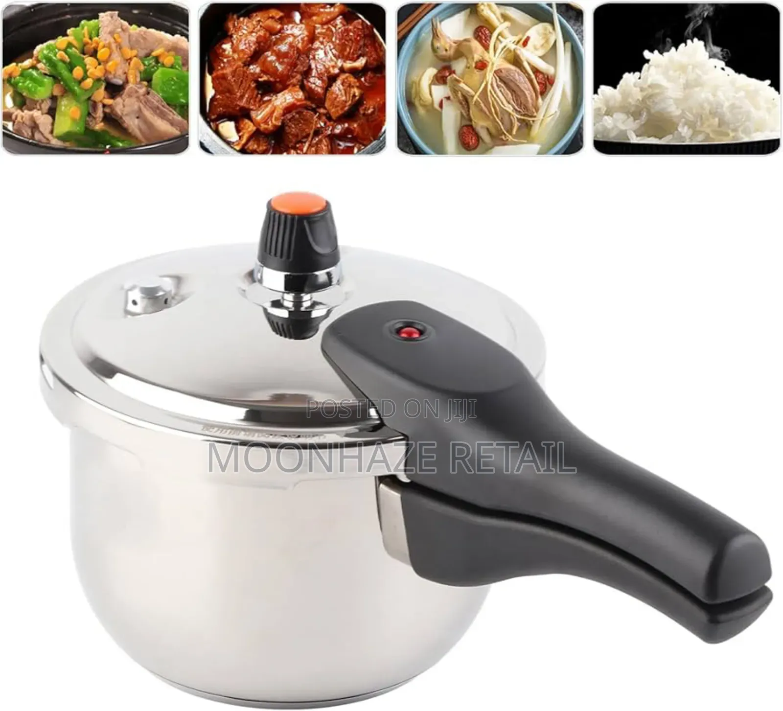 Heavy-duty Aluminum Pressure Cooker 4l (18cm)