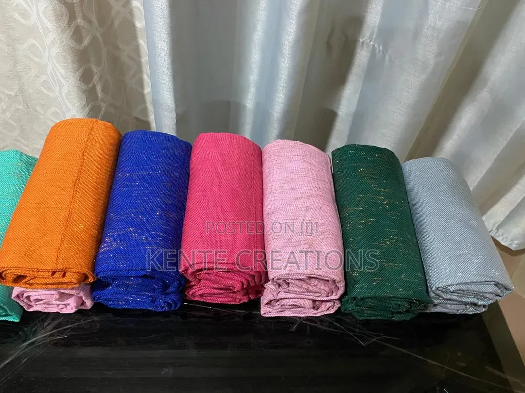 Plain Kente Fabrics.