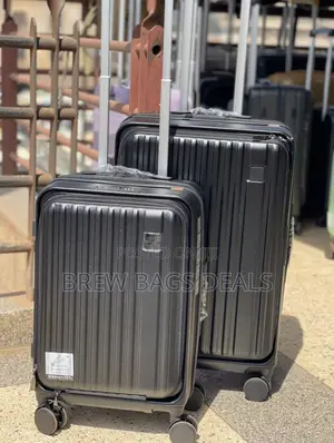 Quality 2set Front Zip Expandable Laptop Compartment Suitcase.
