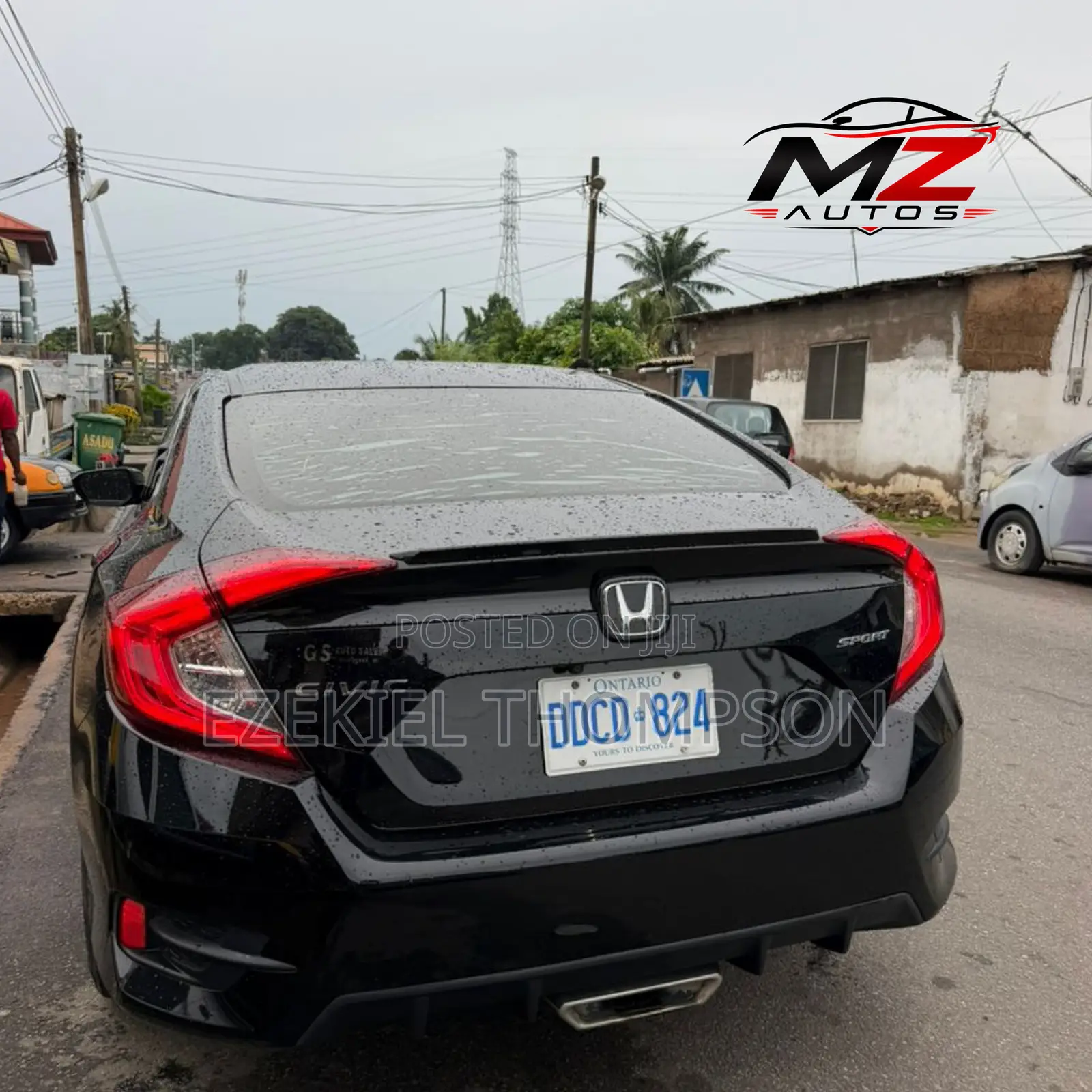 Honda Civic Sport Sedan 2019 Black