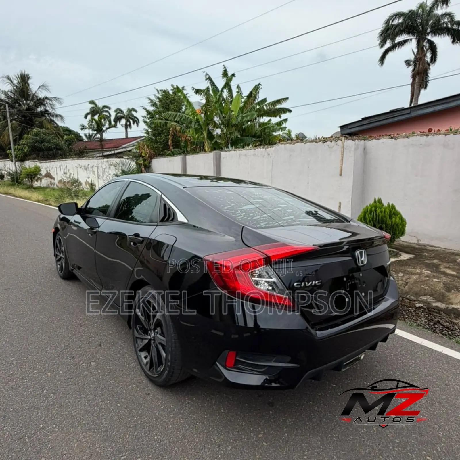 Honda Civic Sport Sedan 2019 Black