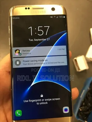 New Samsung Galaxy S7 edge 64 GB Silver