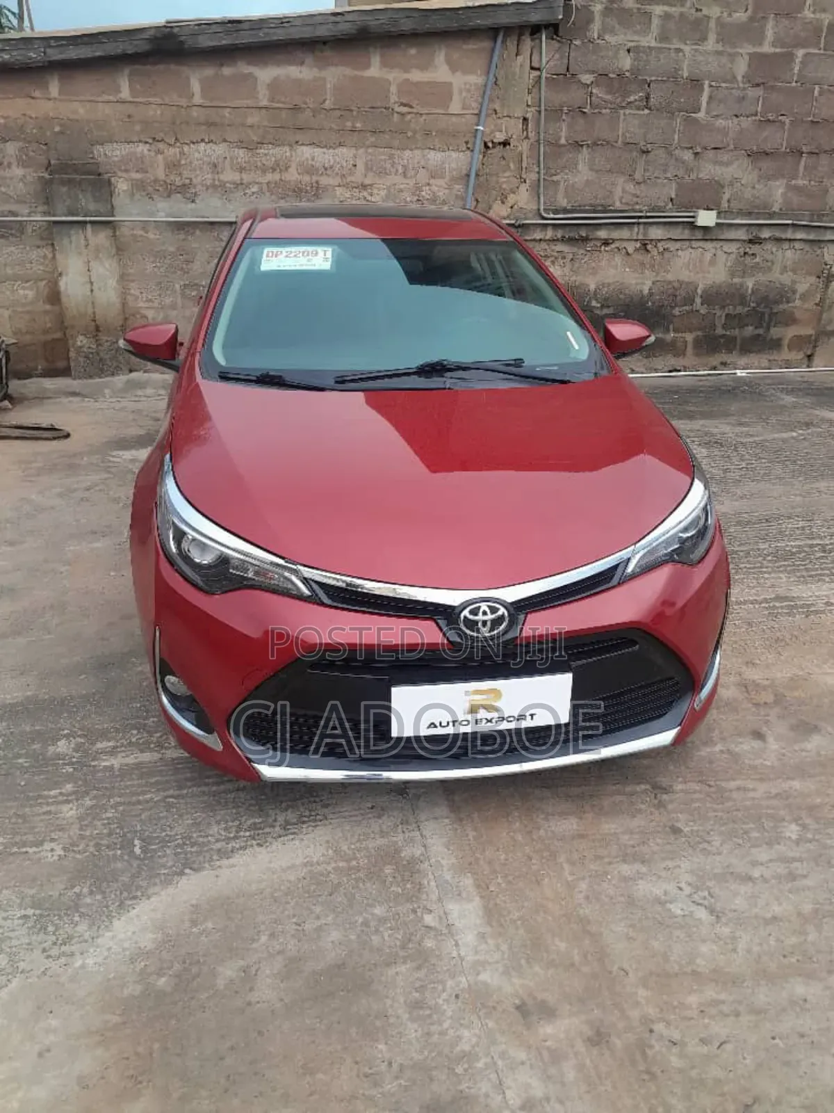 Toyota Corolla LE 4dr Sedan (1.8L 4cyl CVT) 2017 Red