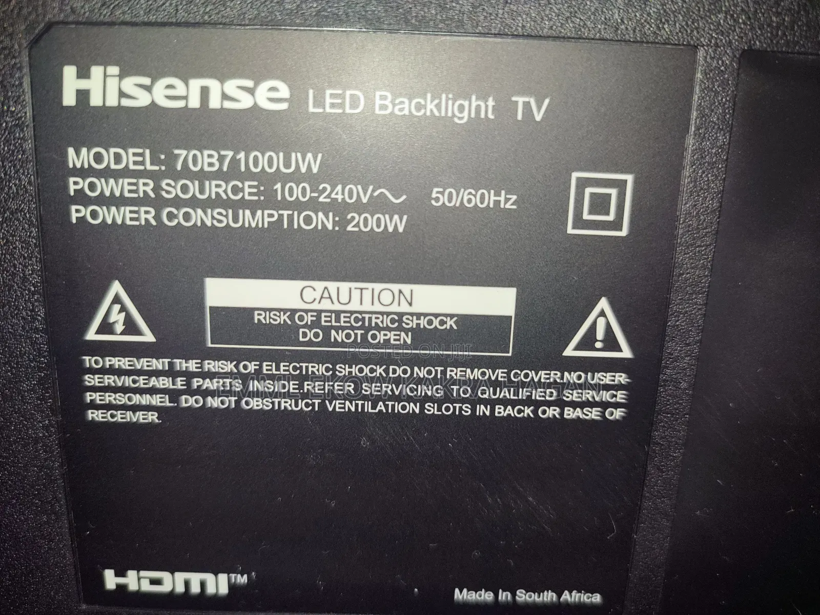 Hisense 70-Inch Smart Tv