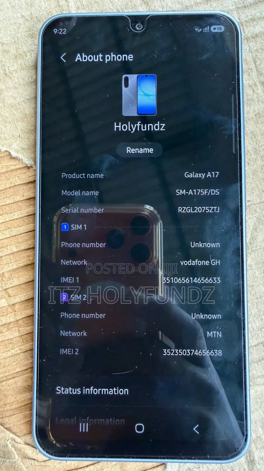 Samsung Galaxy A17 128 GB Gray