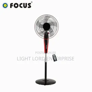 Ghana Made Focus Standing Fan With Remote Control
