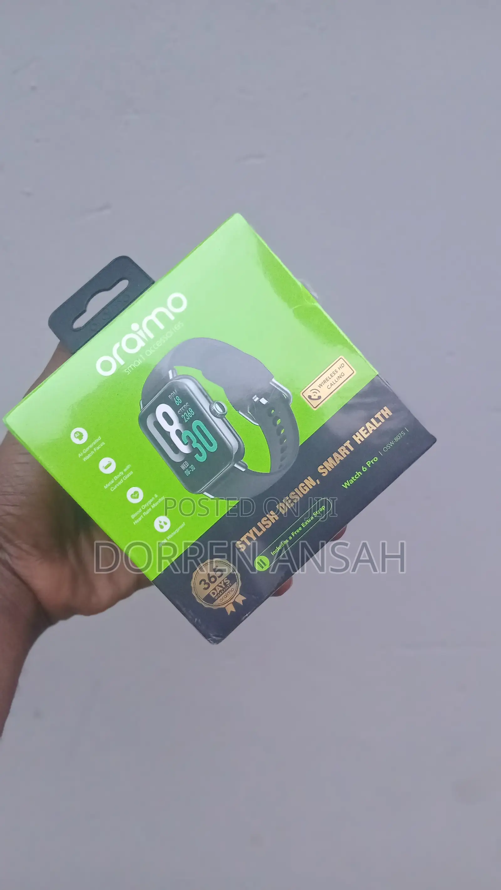 Oraimo Watch 6 Pro 1.69'' Full Touch Smart Watch