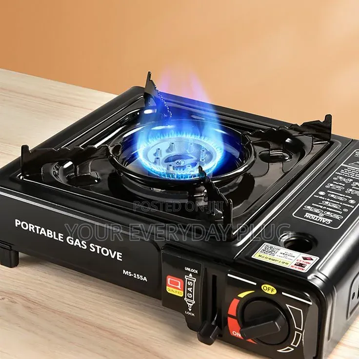 Portable Gas Stove With 2 Portable Gas