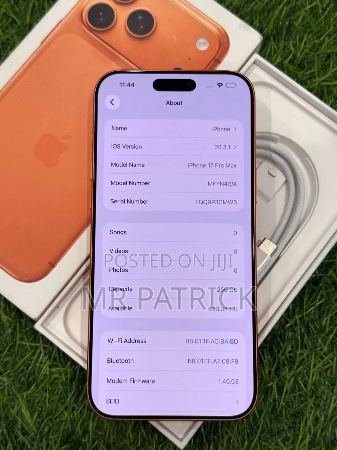 Apple iPhone 17 Pro Max 256 GB Orange