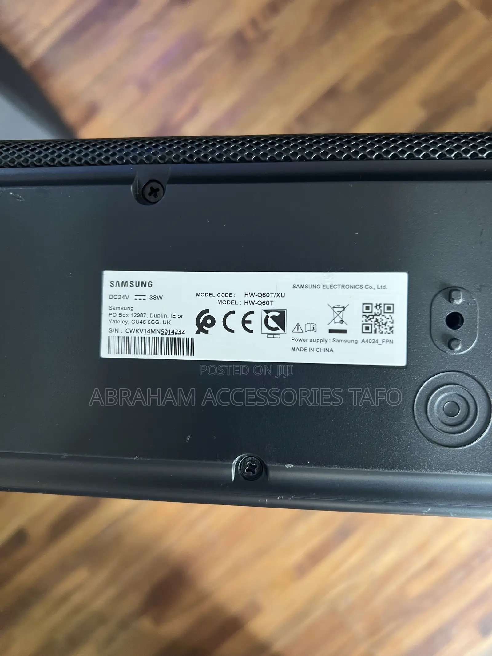 Samsung Hw-Q60t/Xu