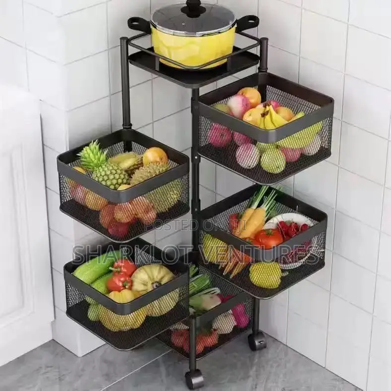 5 Tier Fruit Basket for Kitchen