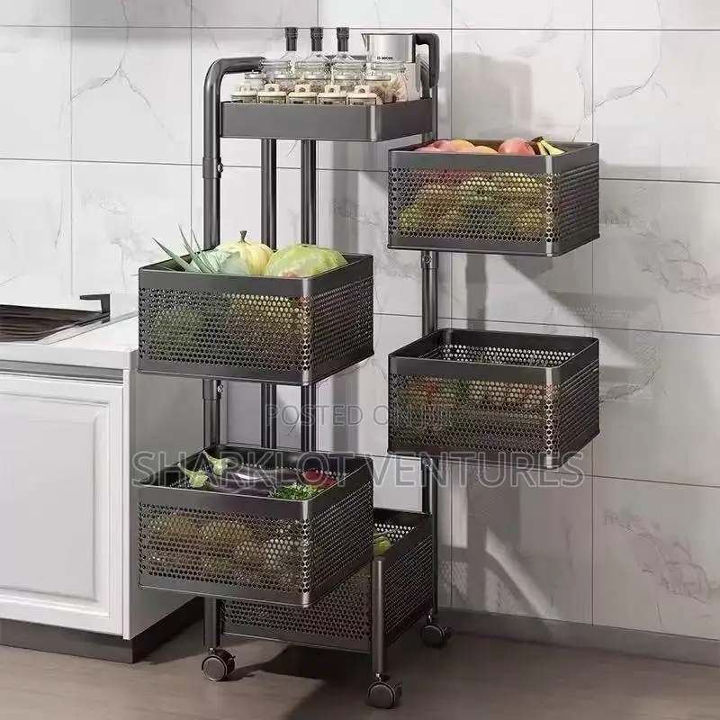 5 Tier Fruit Basket for Kitchen