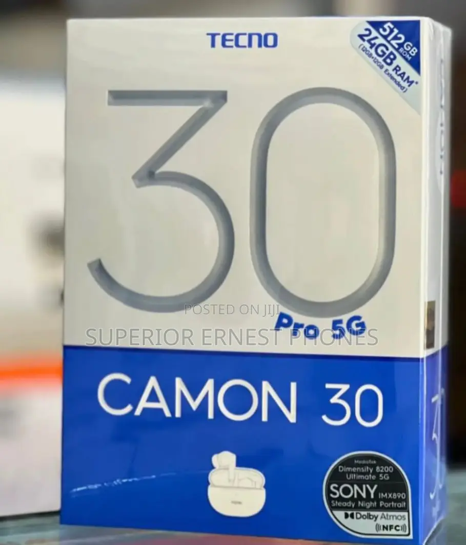 New Tecno Camon 30 Pro 5G 512 GB White