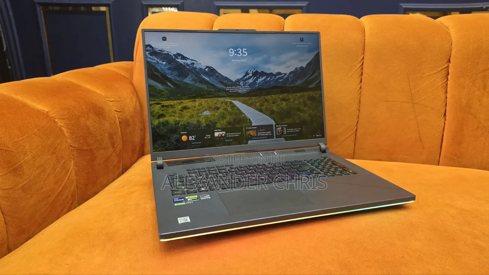 Laptop Asus ROG Strix G17 32GB Intel Core i9 SSHD+SSD 1T
