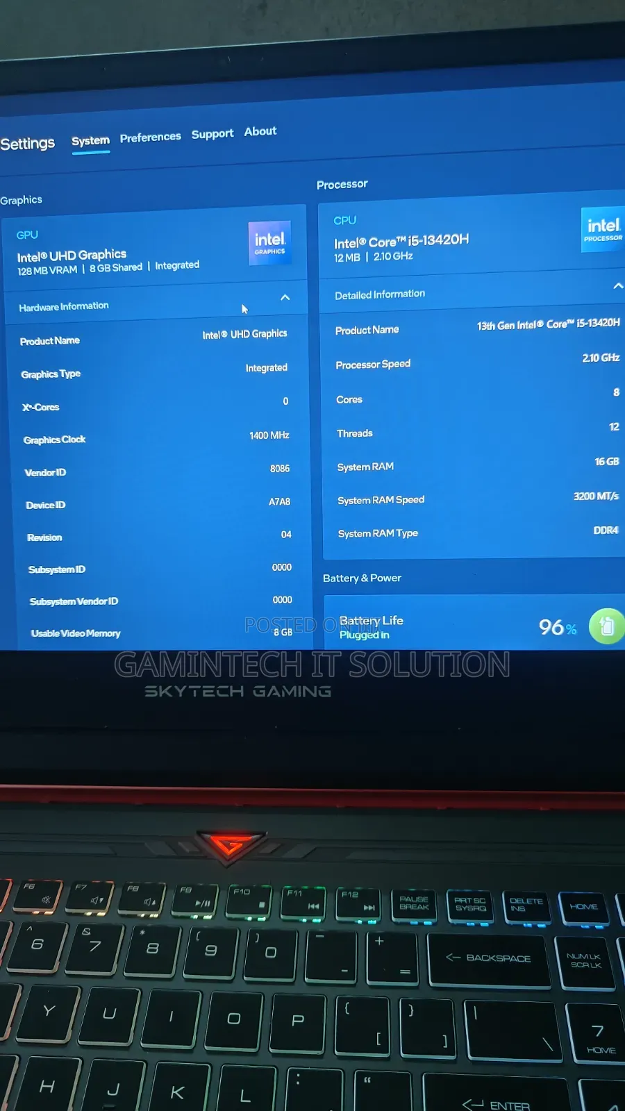 Laptop 16GB Intel Core i5 SSD 1T