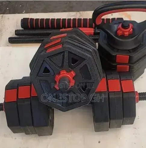 Adjustable Dumbbell Set 40kg Octagonal Weight Plates.