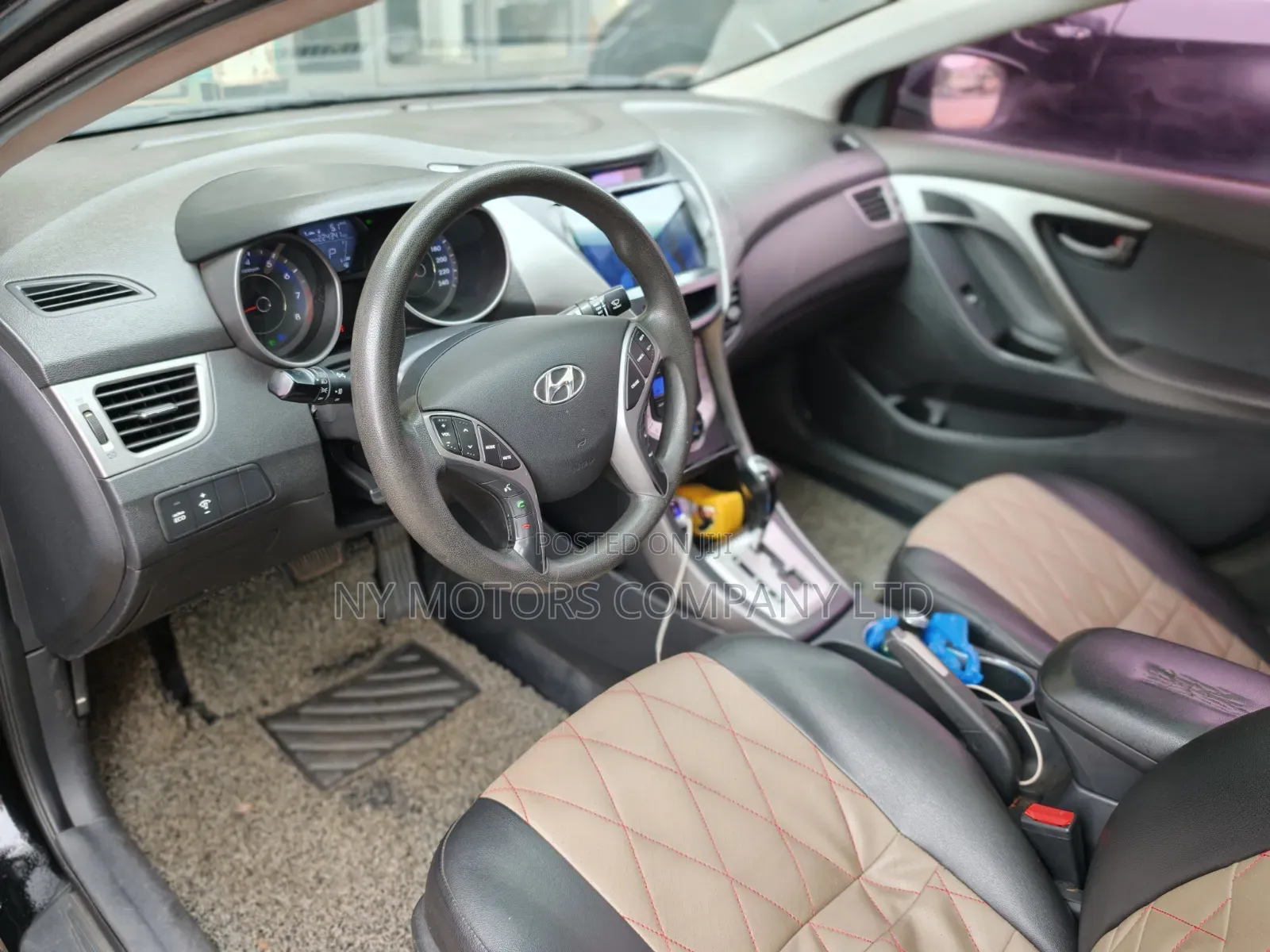 Hyundai Elantra Limited 2012 Black