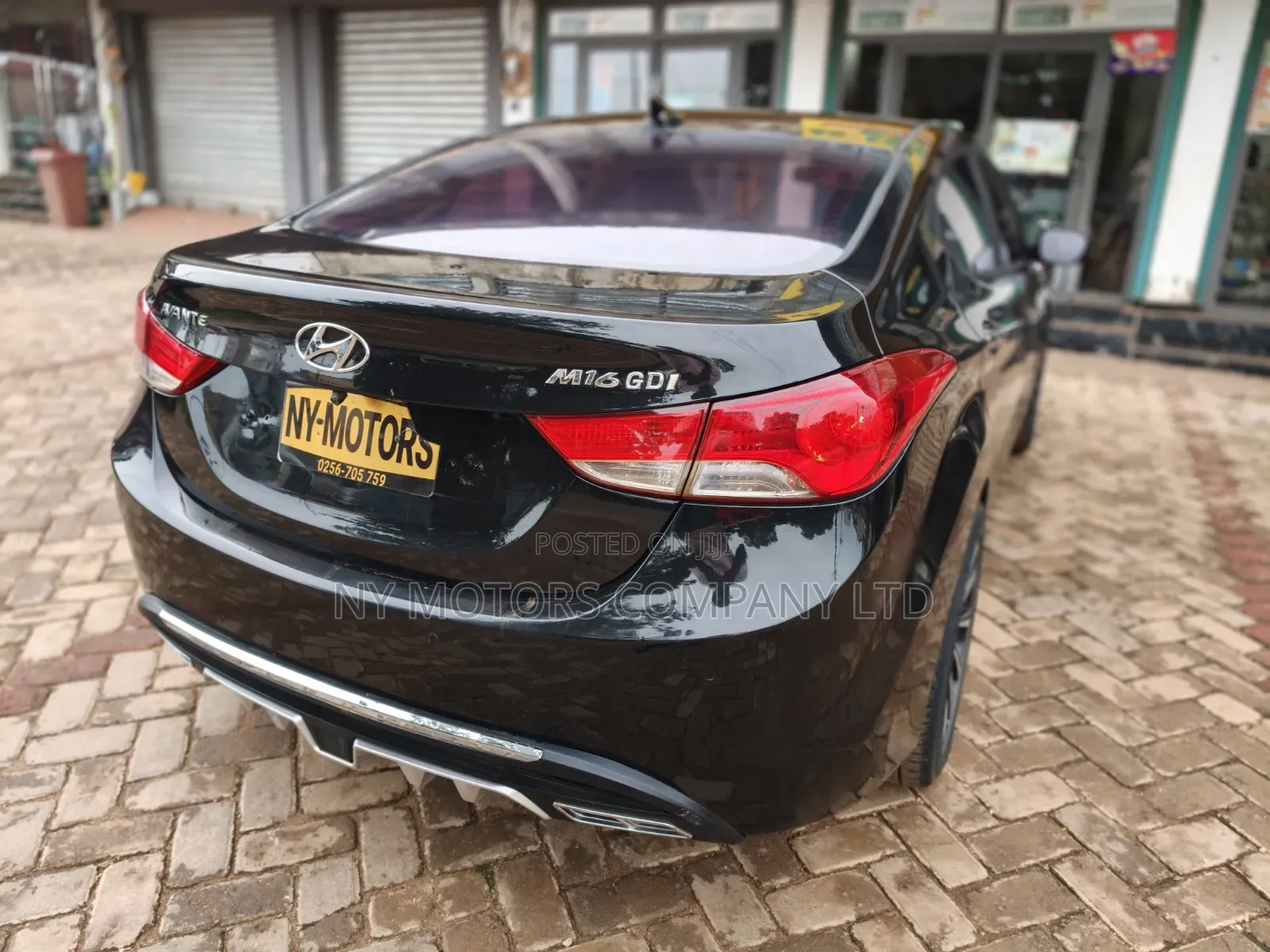 Hyundai Elantra Limited 2012 Black