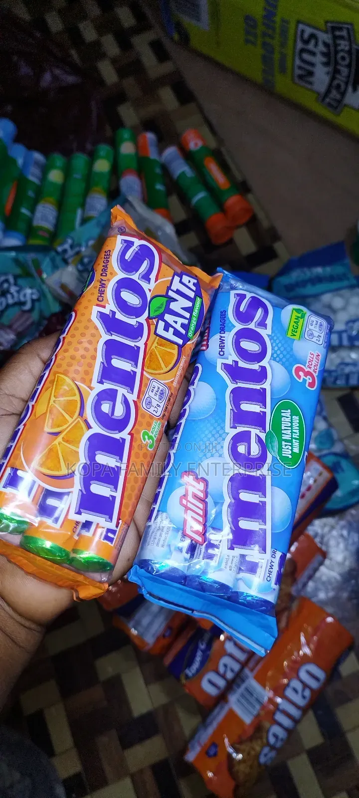 Mentos Chewy and Mints