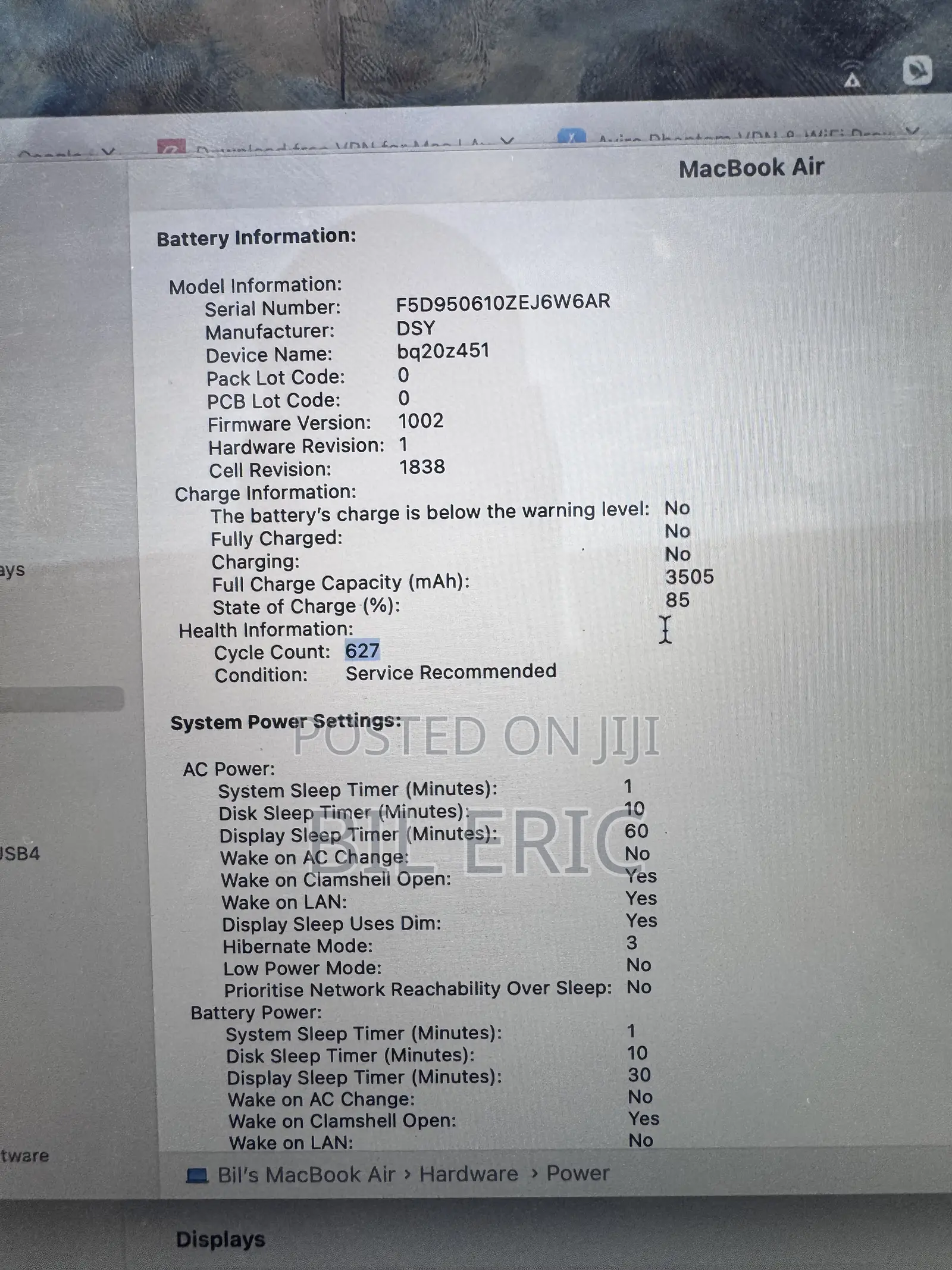 Laptop Apple MacBook Air 2019 8GB Intel Core i5 SSD 128GB