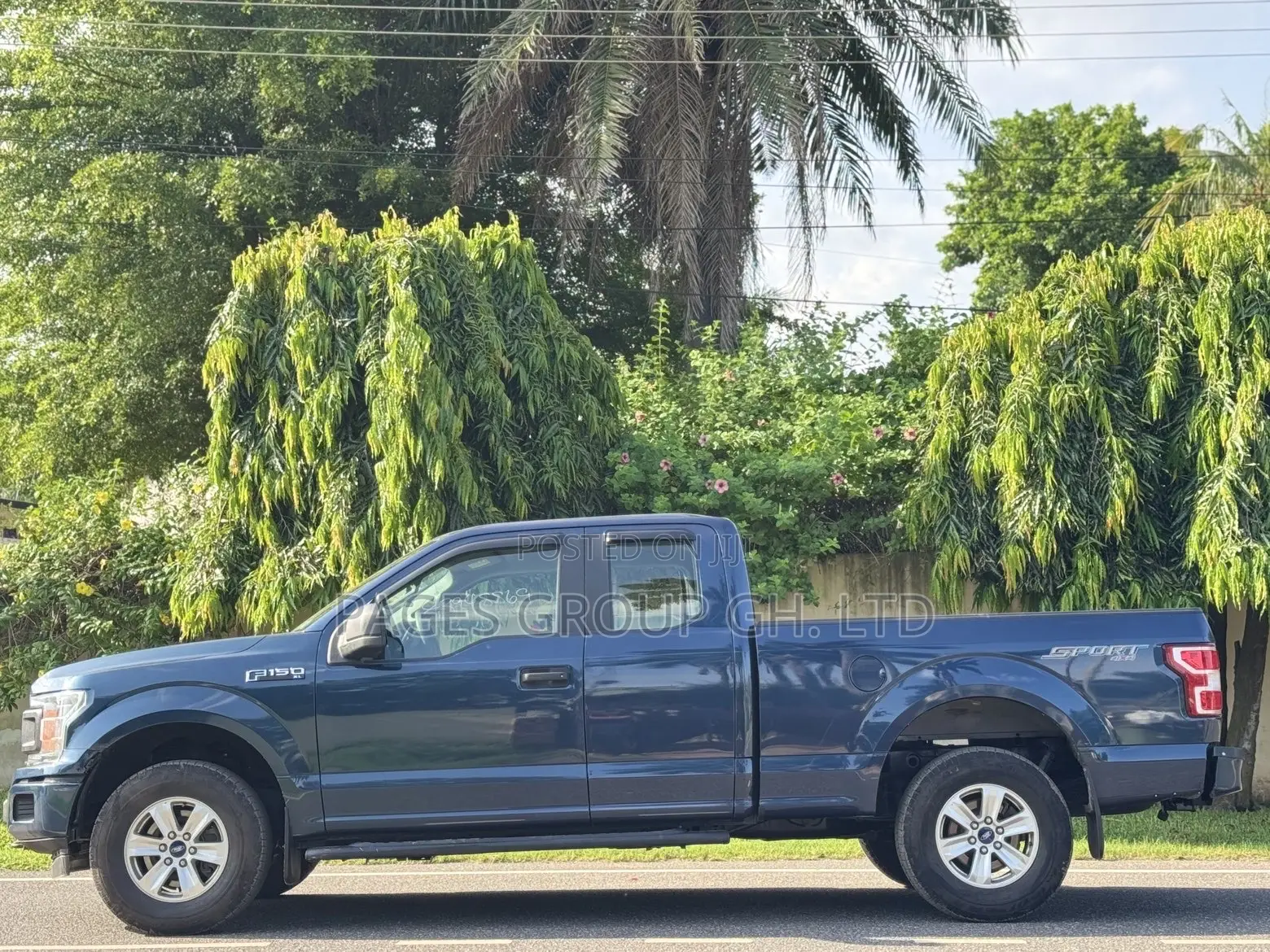 Ford F-150 XL 4x4 SuperCab Styleside 8 ft. box 163 in. WB 2018 Blue