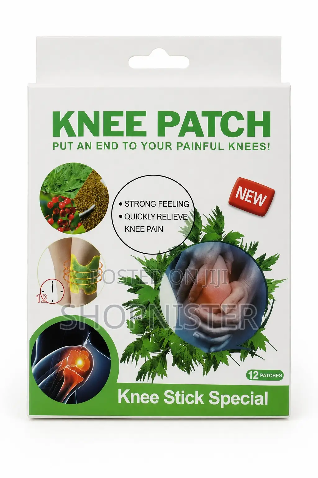 Knee Patch Pain Relief Therapy 24pc