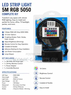 Led Strip Light Kit With Remote Control