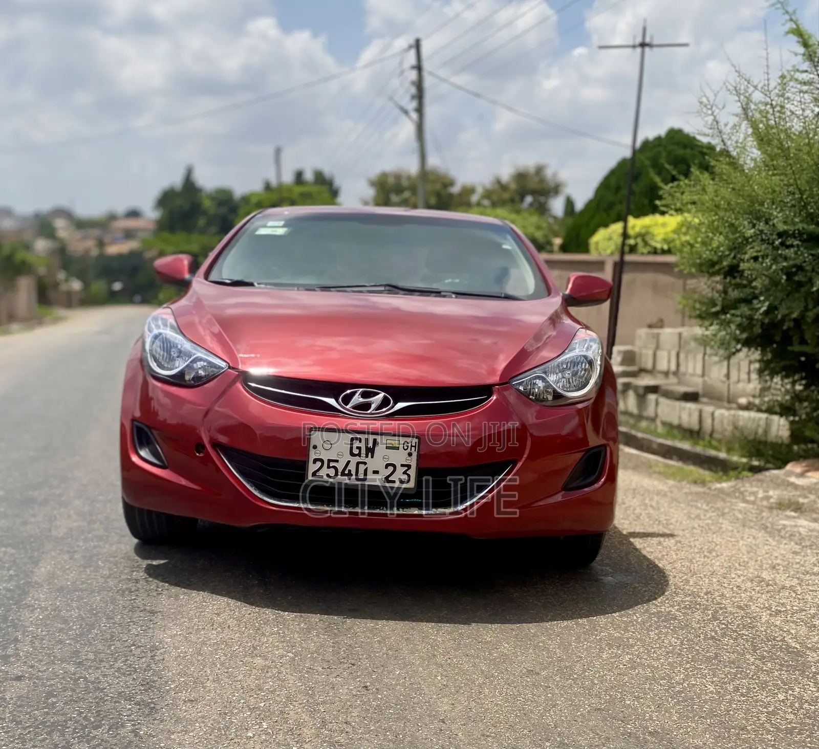 Hyundai Elantra Limited Sedan FWD (1.8L 4cyl 6A) 2013 Red